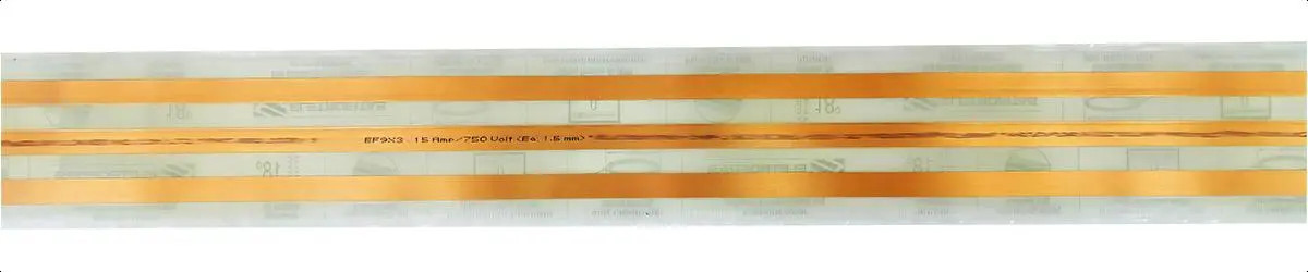 FITA ELÉTRICA TRÊS PISTAS 15A 750V CABO 1,5MM  Vendas por metro 