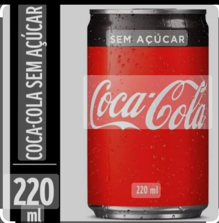 COCA-COLA LATA ZERO - 220ML