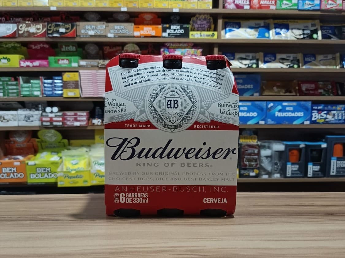 CERVEJA BUDWEISER PACK LONG 330ML