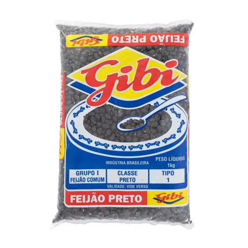 Feijao Gibi Preto 1kg
