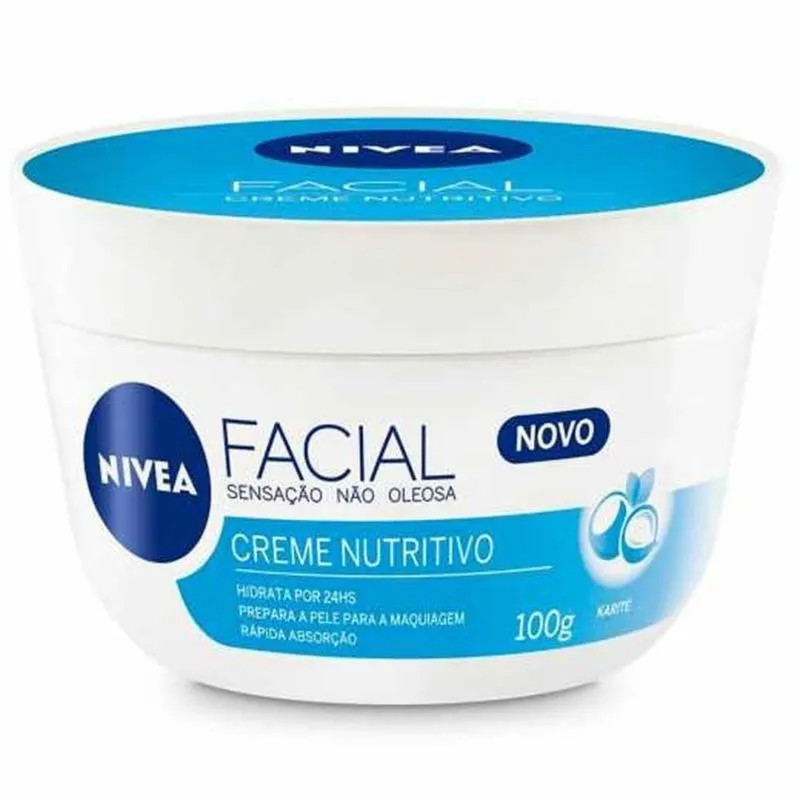 CREME FACIAL NIVEA NUTRITIVO PT100G