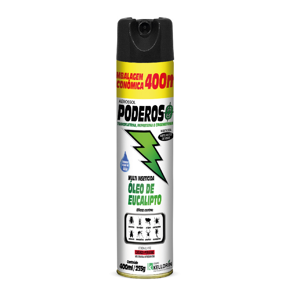 INSETICIDA PODEROSO OLEO EUCALIPTO SPRAY 400ML