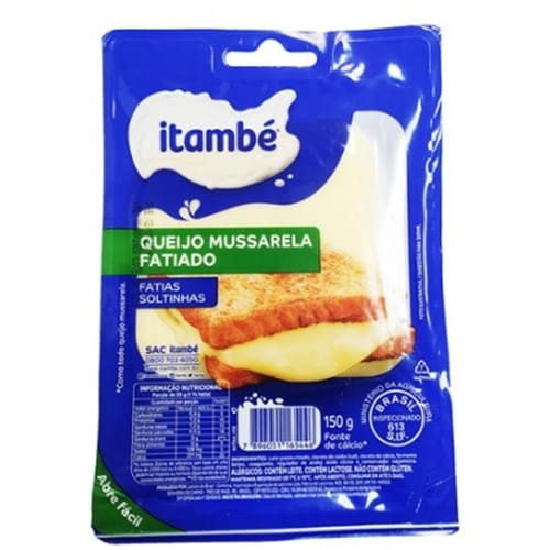 Queijo Mussarela Fatiado Itambé 150g