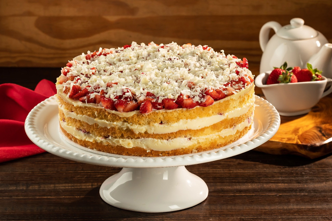 Torta de morango 24cm