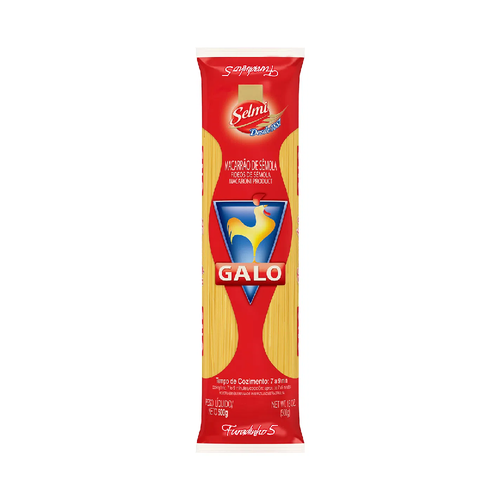 MACARRAO SEMOLA GALO FURADINHO 5 500G