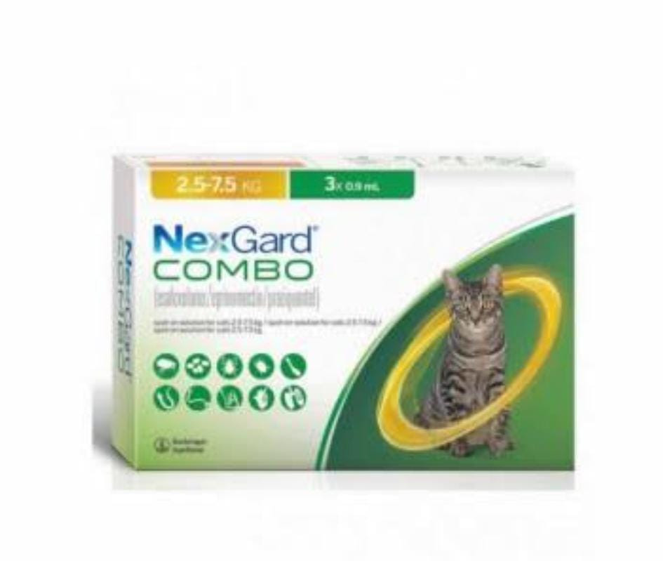 NexGard Combo Gatos 2,5 - 7,5Kg