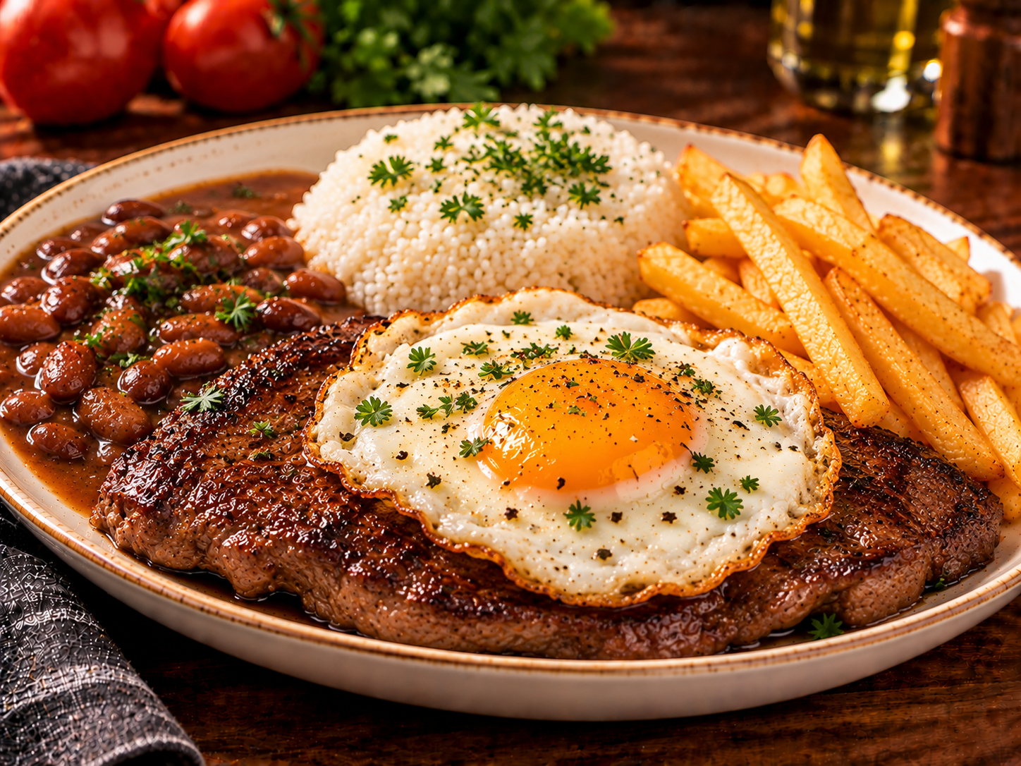 BIFE A CAVALO