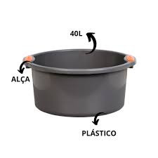 BACIA PLASTICA G 40LTS rischioto