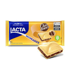 Chocolate Branco Lacta com recheio Ouro Branco 98g