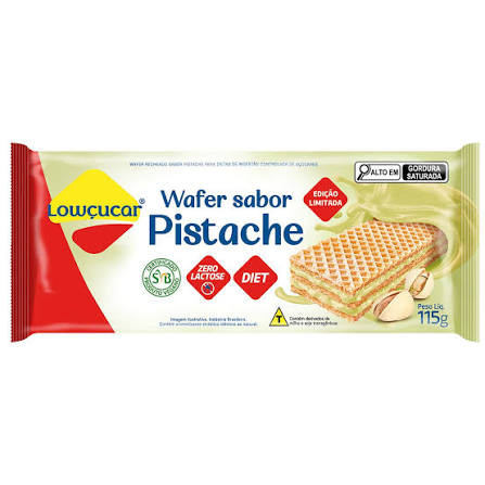 Biscoito Wafer Lowcucar Zr Lcts Pistache  115r