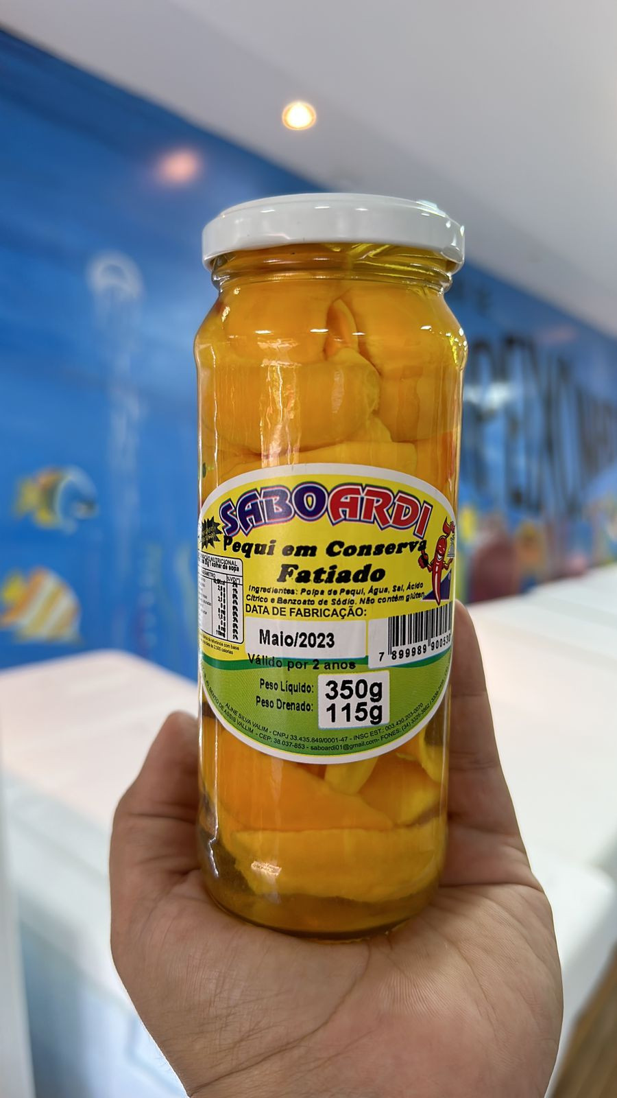 Pequi fatiado em conserva  (350g)