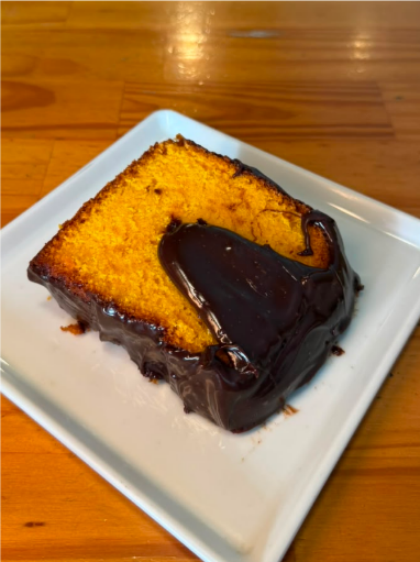 Bolo de Cenoura (Fatia) 
