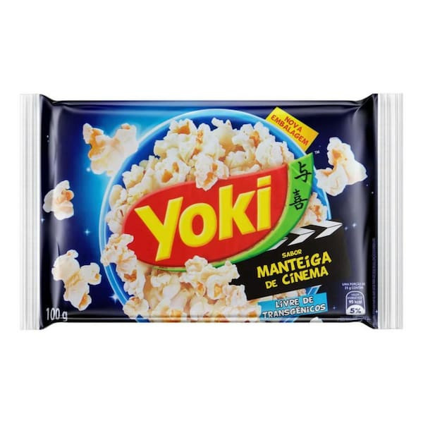 Pipoca Micro Manteiga de Cinema Yoki 100g