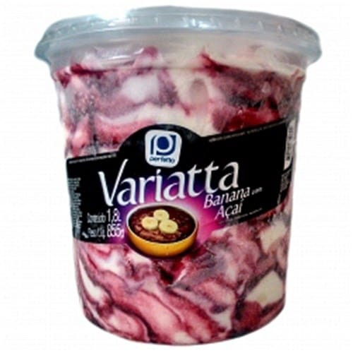 Sorvete de Banana com Açai Perfetto Embalagem 1,8l
