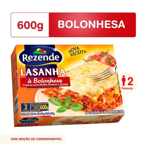 Lasanha Rezende Bolonhesa 600g
