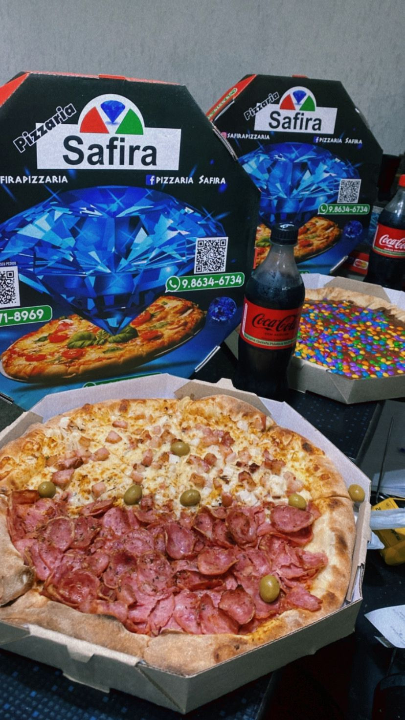 PIZZAS - MEIO A MEIO 2 SABORES
