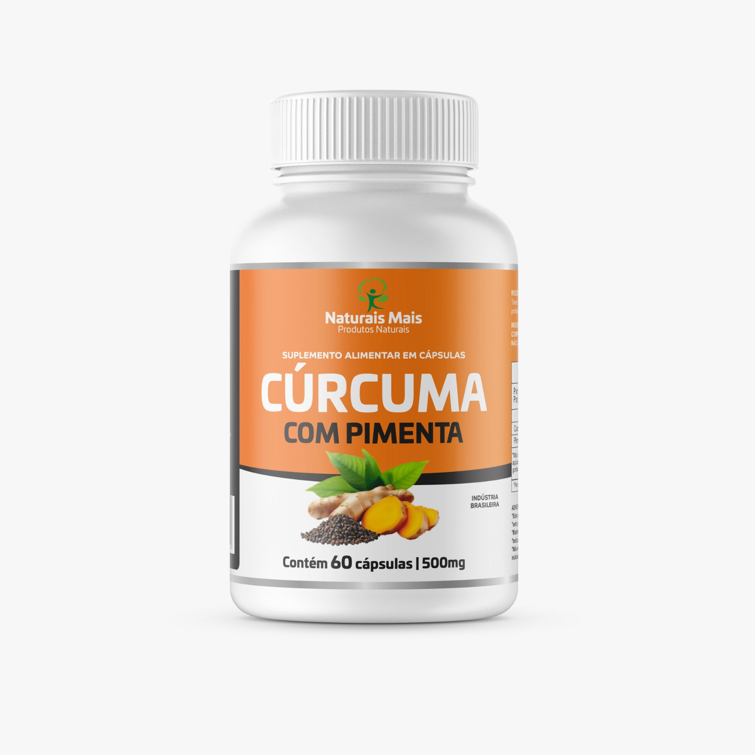 CURCUMA COM PIMENTA 60CAP 500MG