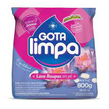 Lava roupas em pó Gota Limpa 800g Equilibrio