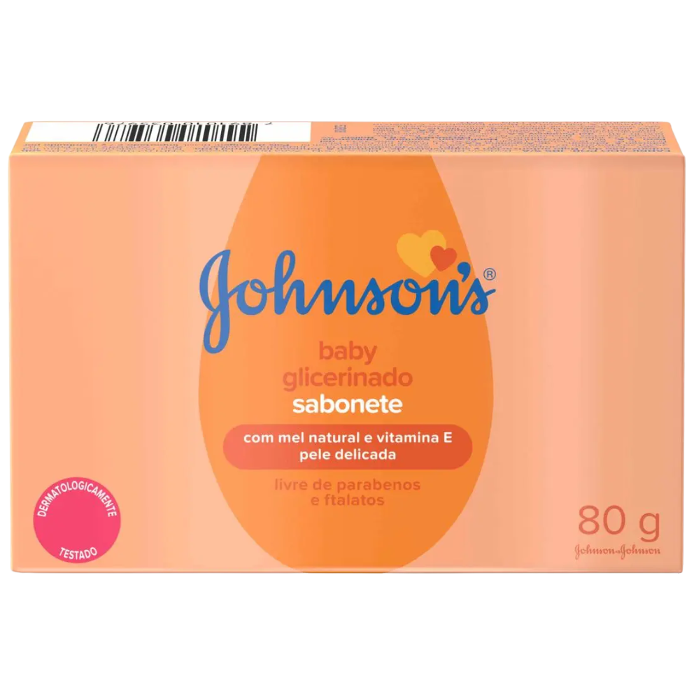 SABONETE JOHNSONS BABY 'GLICERINADO' 80G