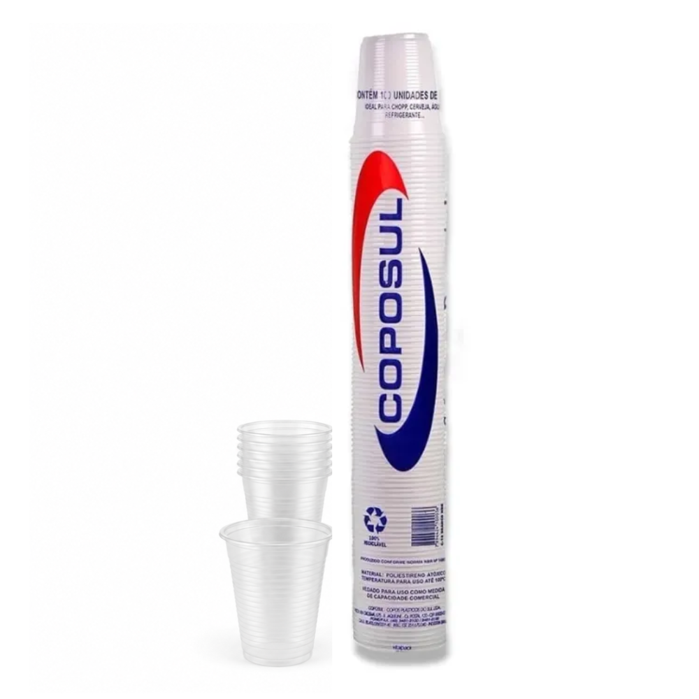 COPO PS 200ML TEUCOPO C100 TR