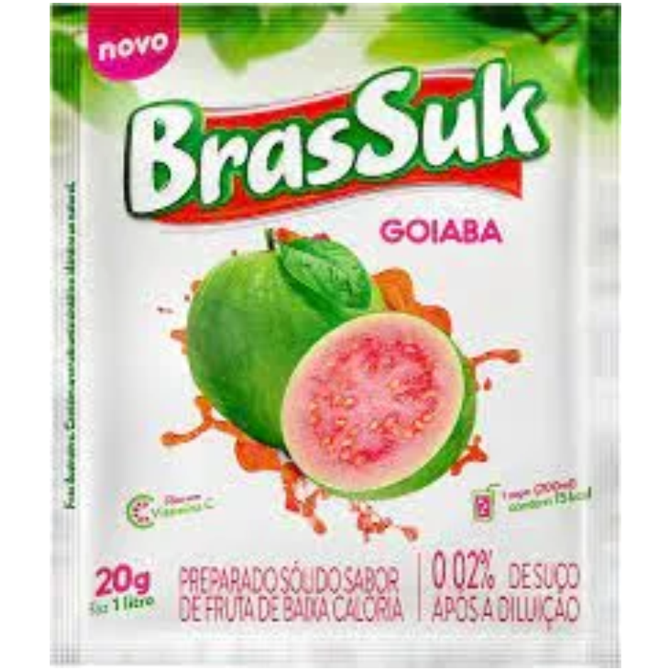 SUCO BRASSUK GOIABA 20G
