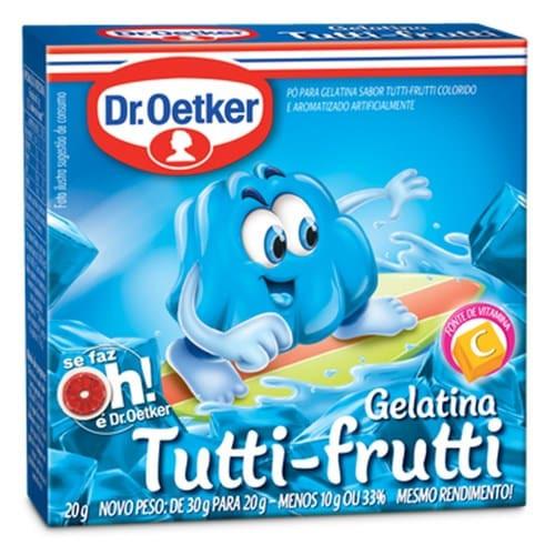 Gelatina em Po Oetker 20g Tutti Frutti