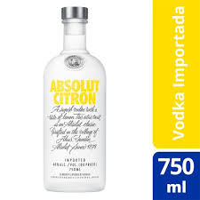 VODKA ABSOLUT CITRON 750ML