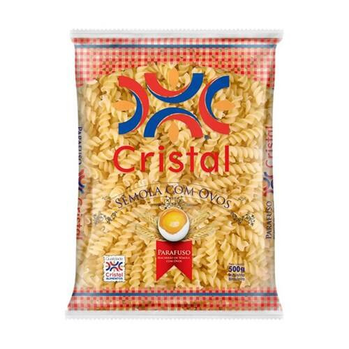 Macarrão Parafuso Cristal com Ovos Embalagem 500g