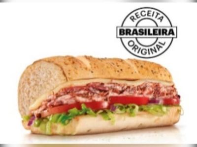 Receita Brasileira - Sub Carne Seca com Cream Cheese (15cm)