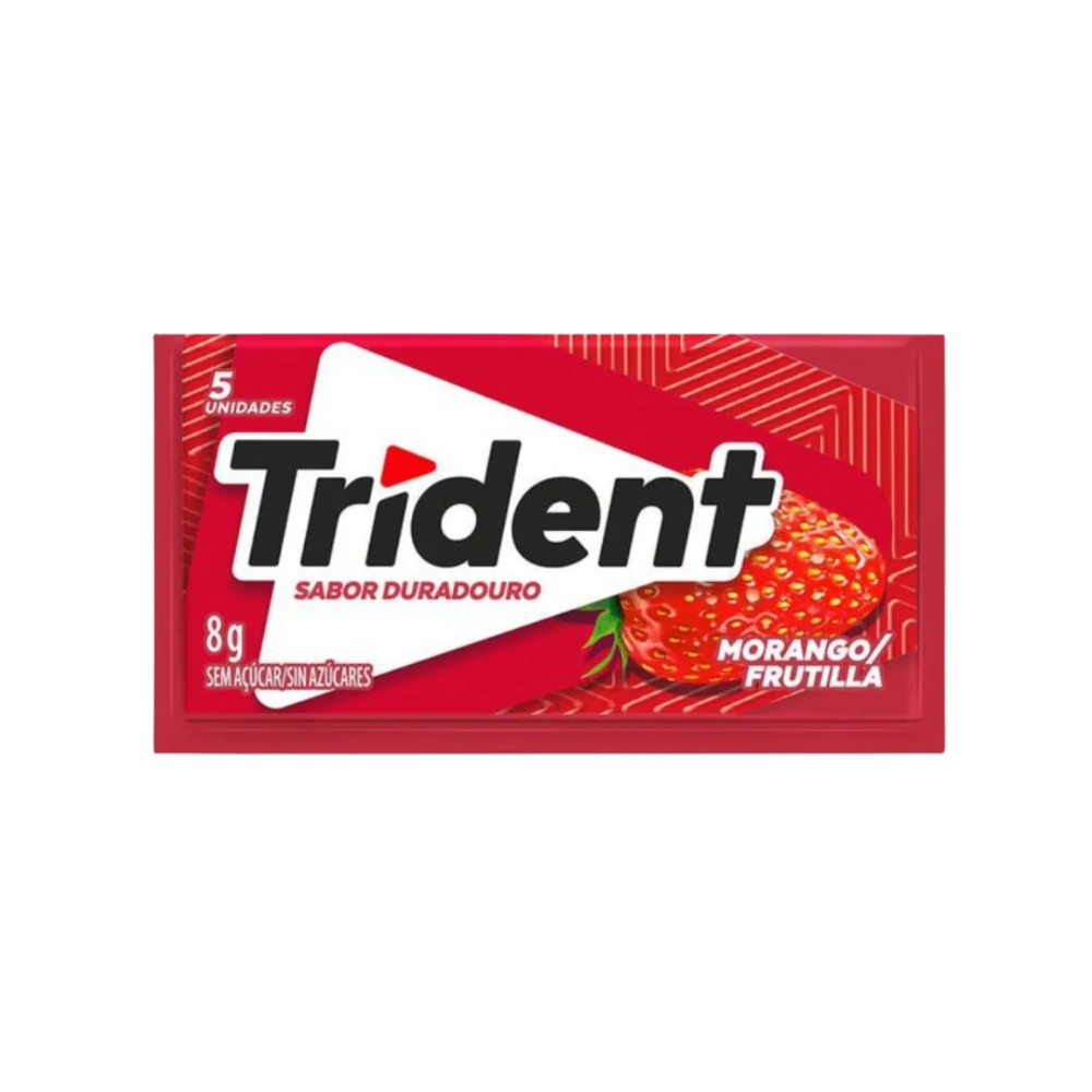 CHICLETE TRIDENT 8G MORANGO