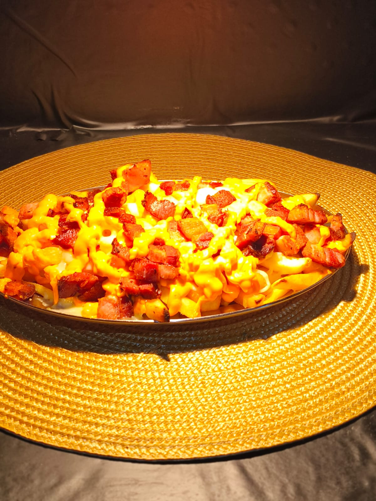 FRITAS COM BACON