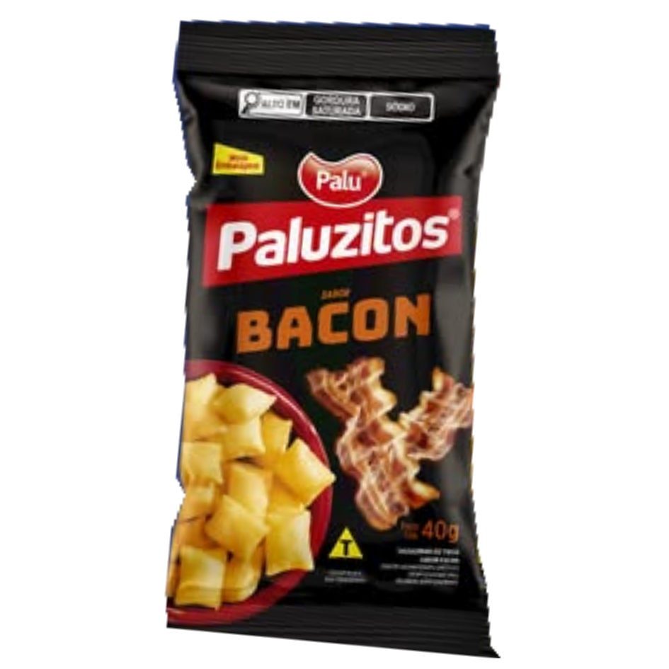 SALGADINHO TRIGO PALUZITOS BACON 40G
