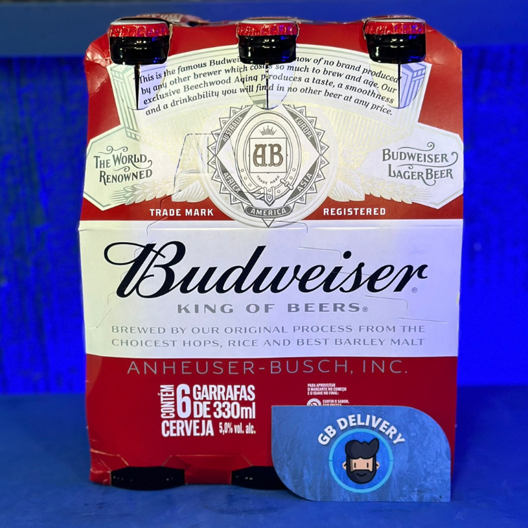 BUDWEISER LN 330ML 6UNID