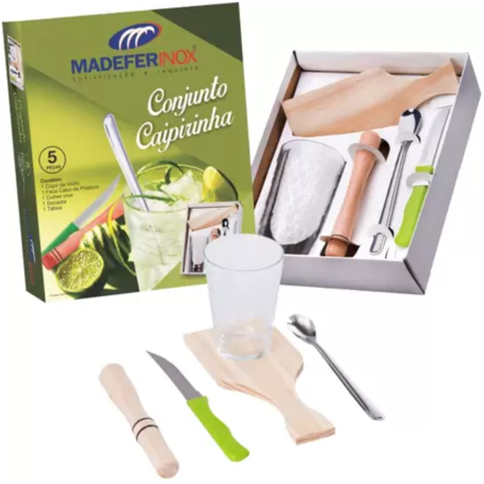 KIT CAIPIRINHA MADEFERINOX C/5PÇS