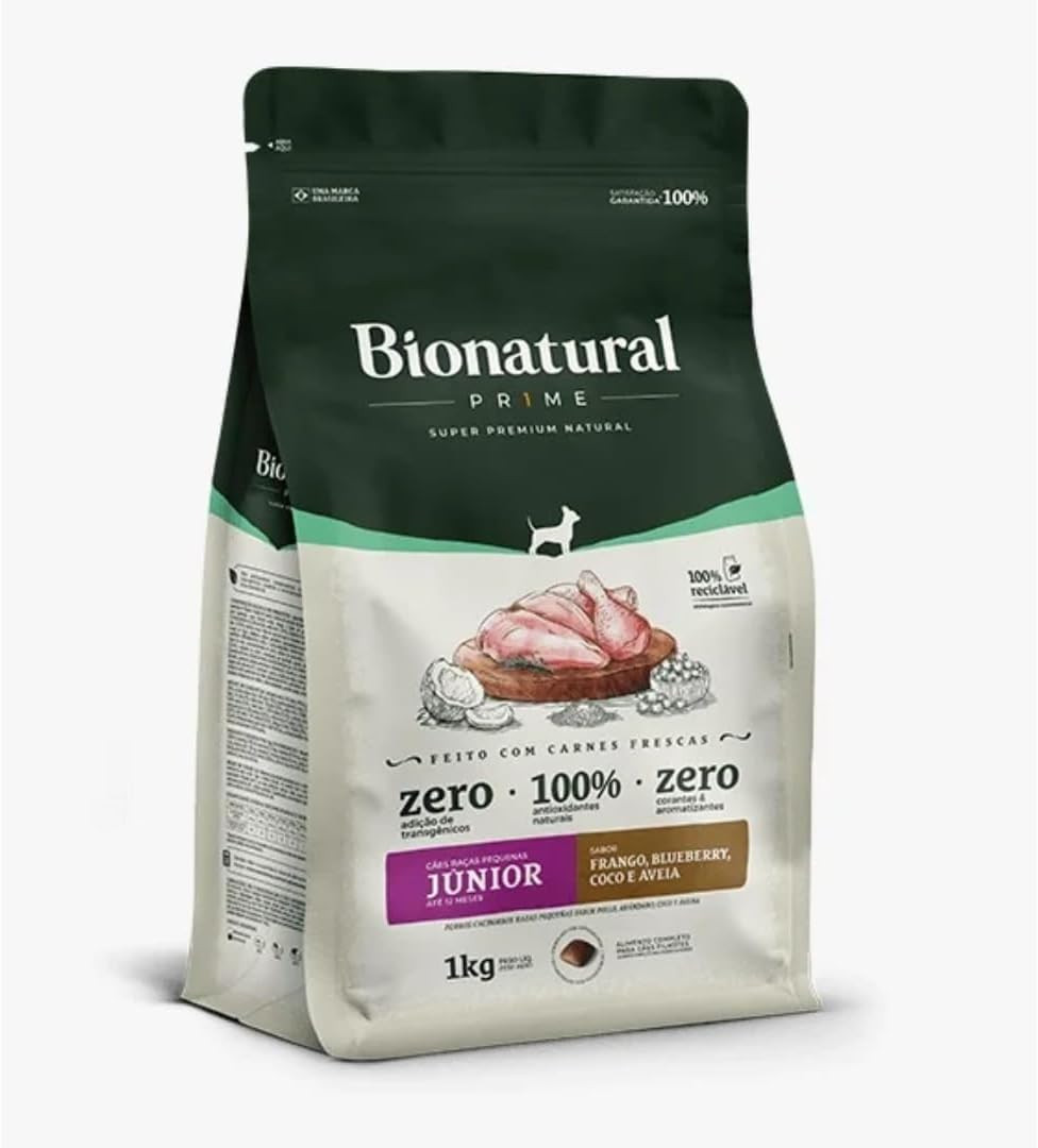 Bionatural Filhote Porte Peq Frango 2,5kg 