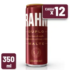 Cerveja Brahma Duplo Malte Lata Sleek 350ml 