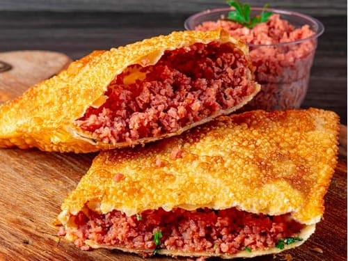 Pastel de Calabresa