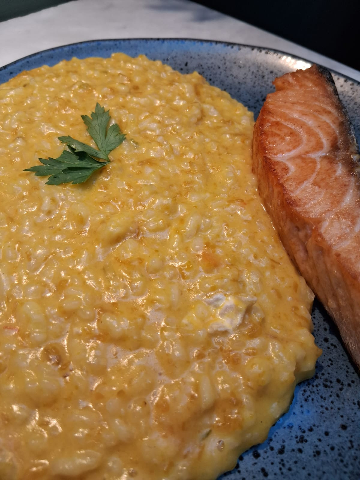 SALMÃO ABÓBORA C/ GORGONZOLA