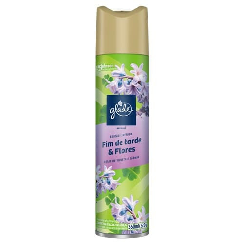 Odorizador de Ambiente Aerossol Fim de Tarde & Flores Glade Frasco 360ml