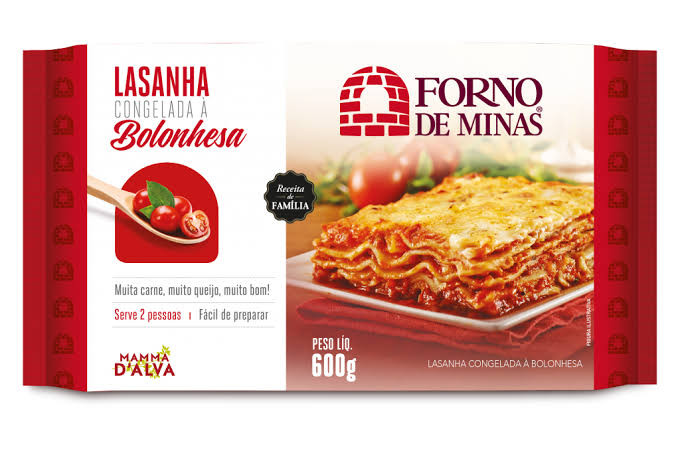 lasanha forno minas 600g bolonhesa 