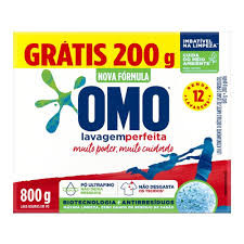 Sabao Po Omo 800g Lavagem Perfeita