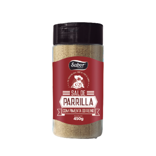 SAL PARRILLA COM PIMENTA DO REINO 450G SABOR