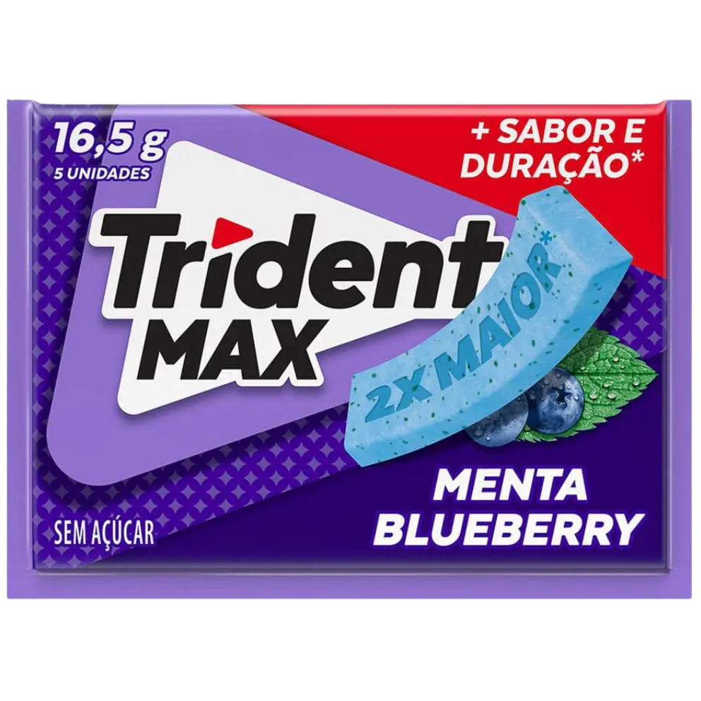 TRIDENT MAX MENTA BLUEBERRY 16,5G