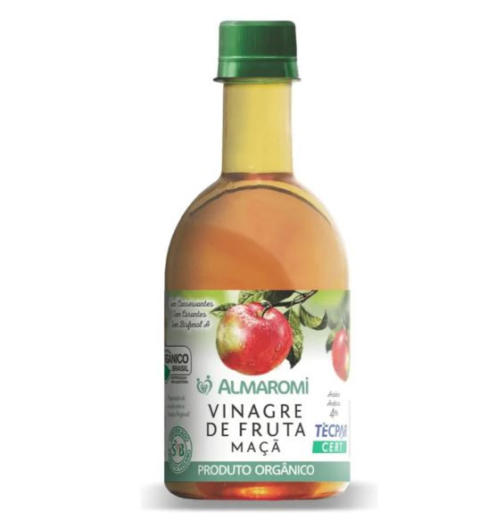 VINAGRE DE FRUTA MACA ORGANICO 400ML ALMAROMI