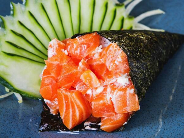 Temaki de Salmão Fresco