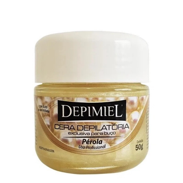 CERA DEPILATORIA PARA BUCO PEROLADA 50G DEPIMIEL