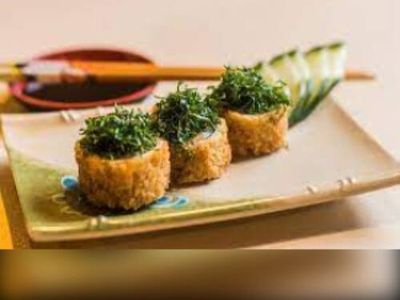 Sushi Ebi Couve ( 5 unidades )