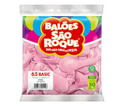 BALAO SAO ROQUE  LISO Nº6,5 ROSA C/50