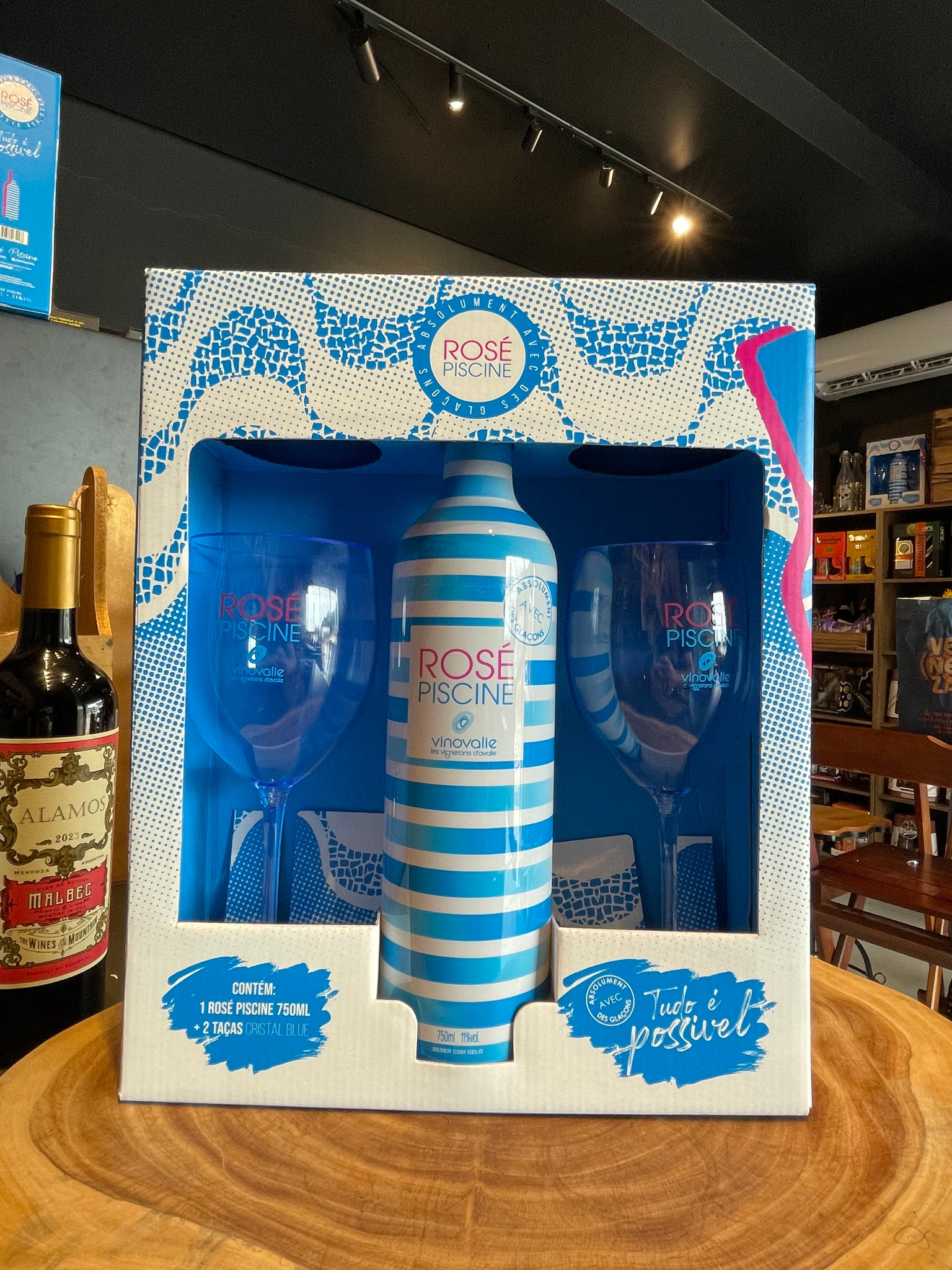Kit Rosé Piscine com Copo