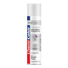 Tinta Spray Branco Fosco 400ml/250g - Chemicolor